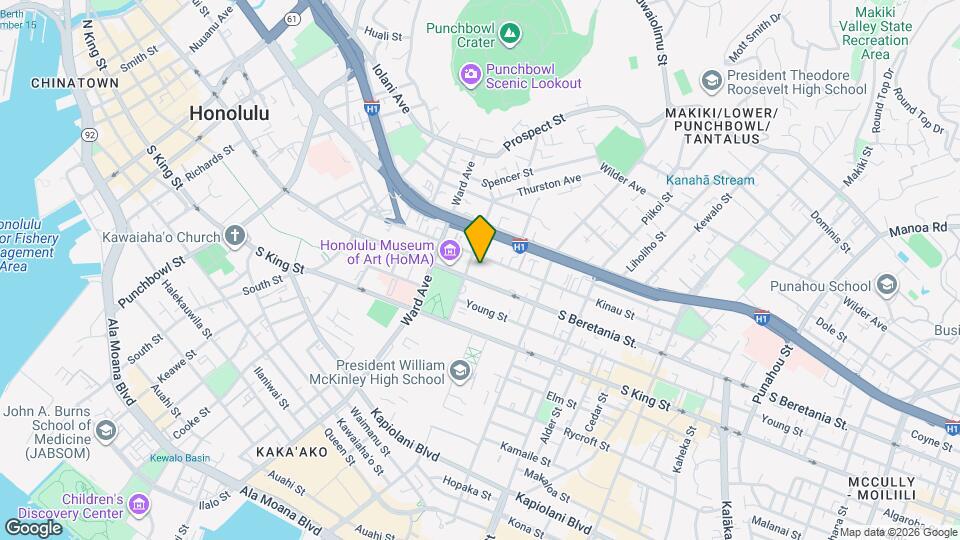 1221 Victoria St Map and Location Details