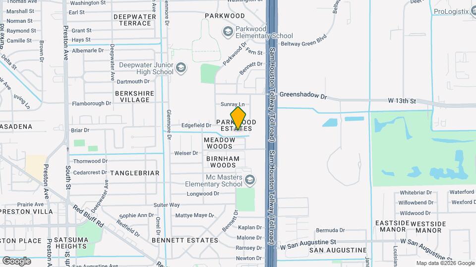 3804 Edgefield Dr Map and Location Details