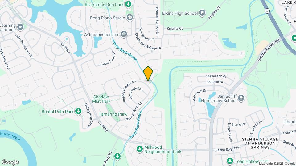 3922 Pebble Heights Ln Map and Location Details