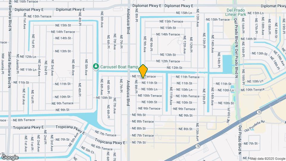 829 NE 11th St Map and Location Details