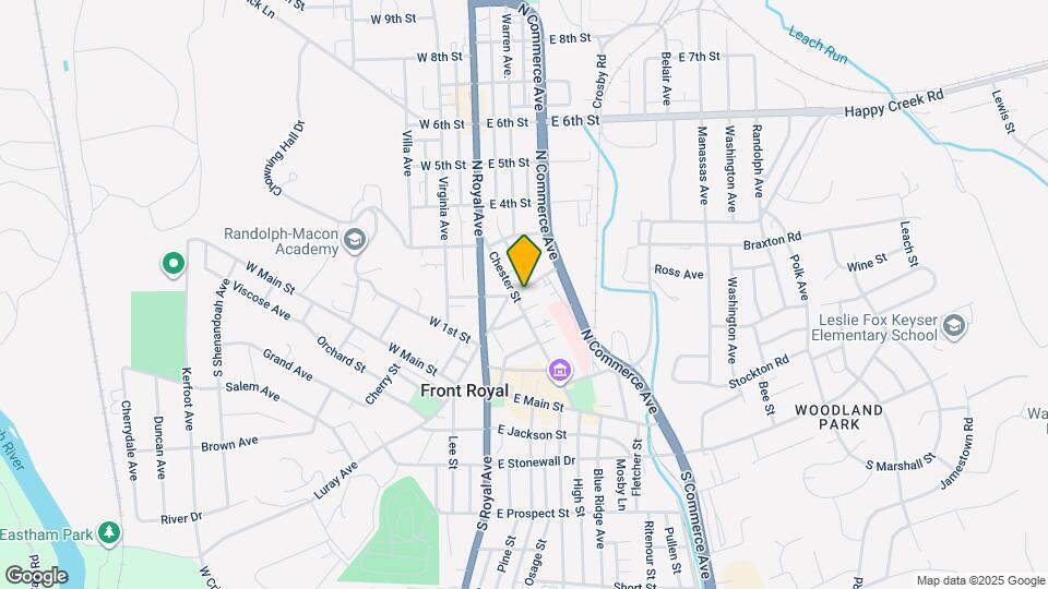 107 E 2nd St Map and Location Details