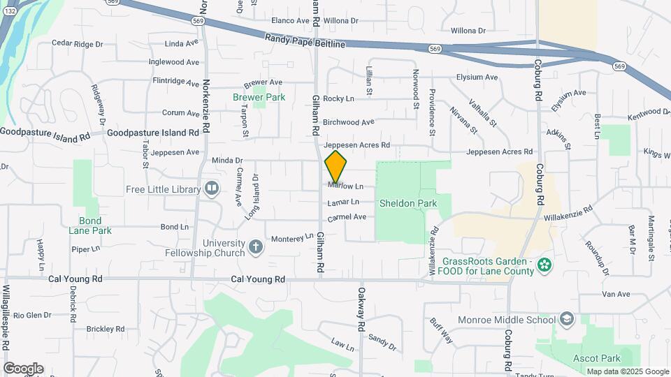 2128 Marlow Ln Map and Location Details