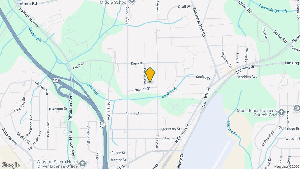 715 Newton St Map and Location Details