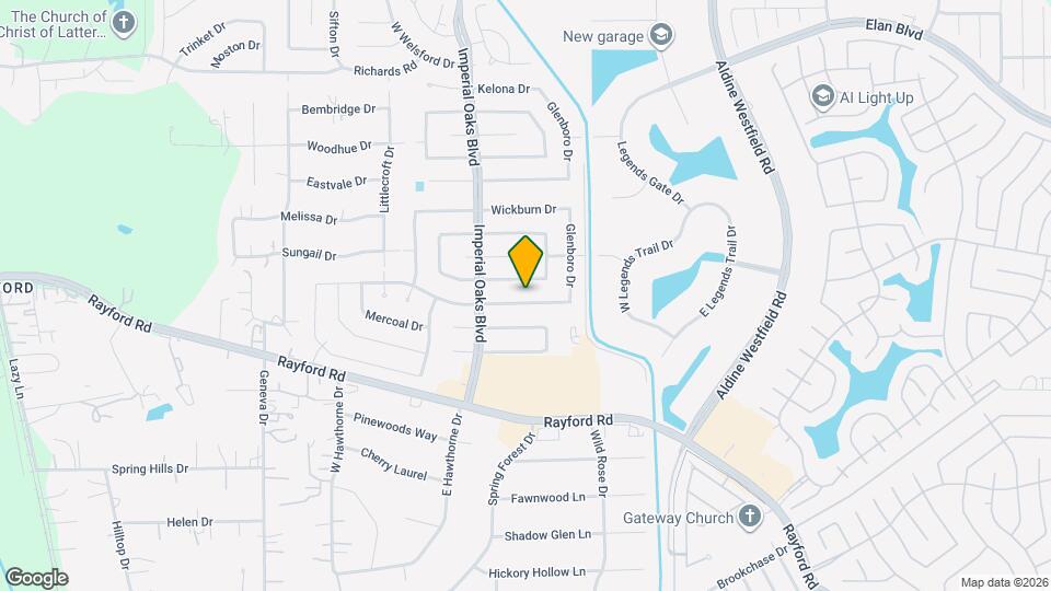 2111 Pincher Creek Dr Map and Location Details