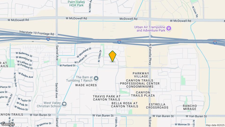 15818 W Diamond St Map and Location Details