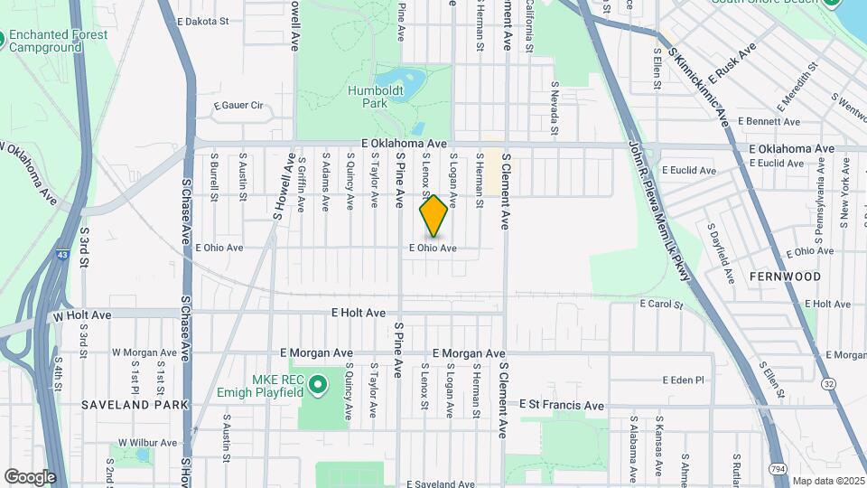 3276 S Lenox St Mapa y Detalles de la Ubicación