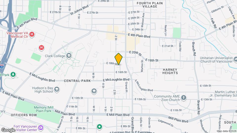 1702 Winchell Ave Map and Location Details