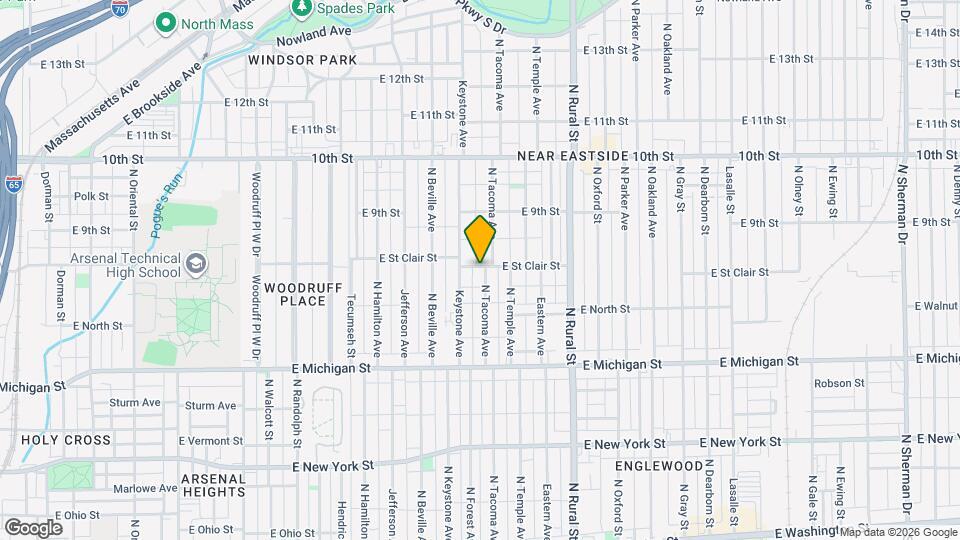 644 N Tacoma Ave Mapa y Detalles de la Ubicación