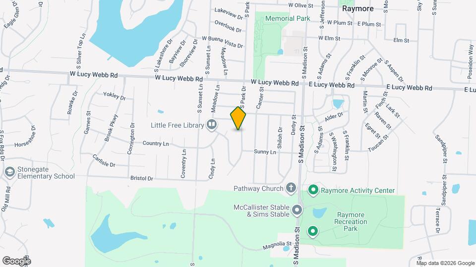 710 S Park Dr Map and Location Details