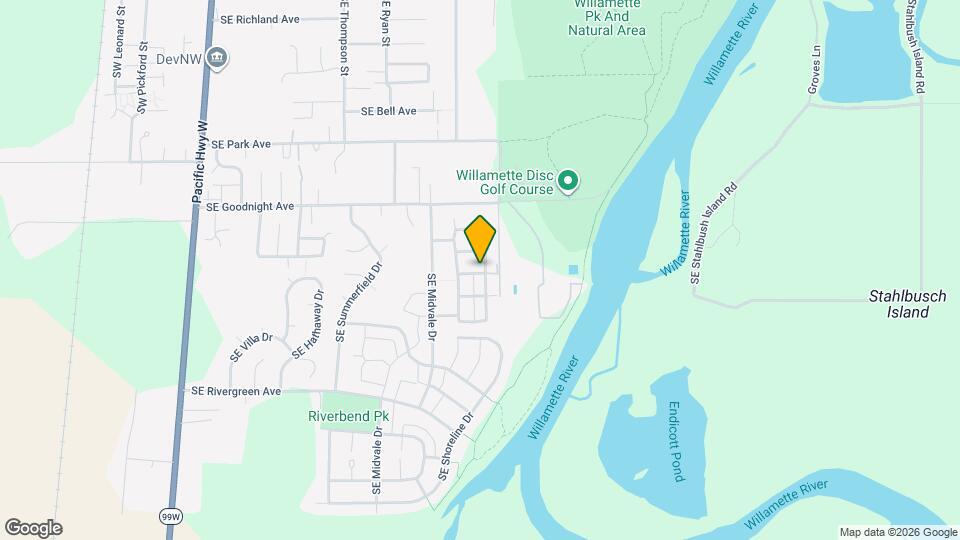 3060 SE Everglade St Map and Location Details