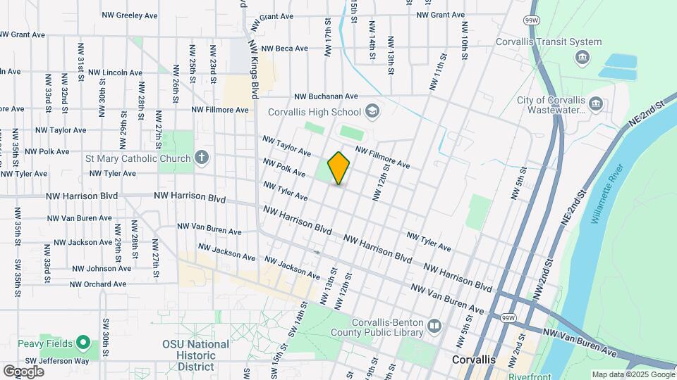 1414 NW Polk Ave Map and Location Details