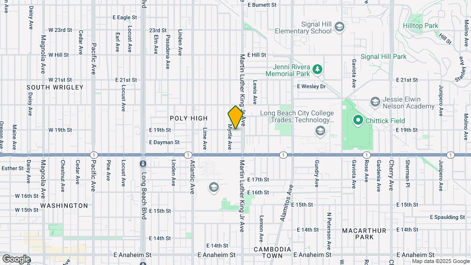 916-918 E 19th St Map and Location Details