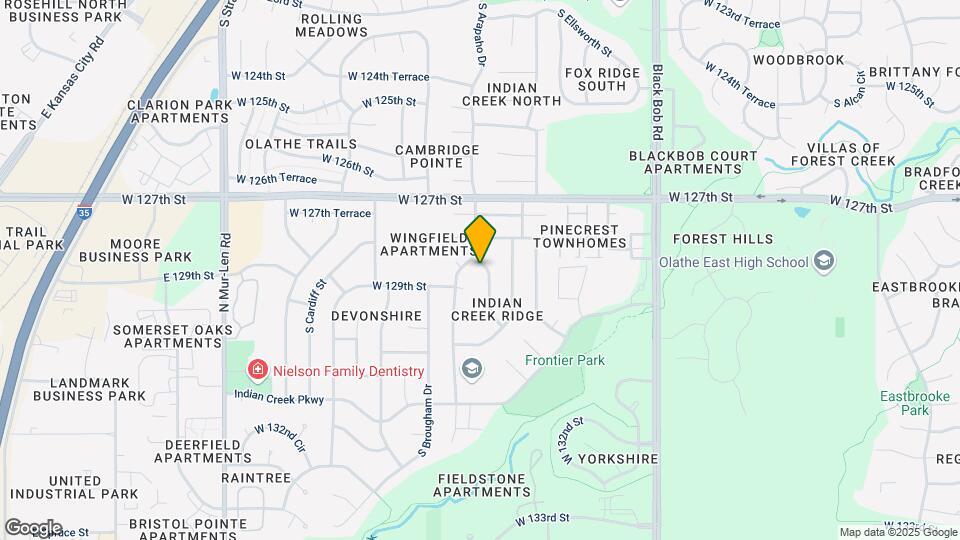 12818 S Navaho Dr Map and Location Details
