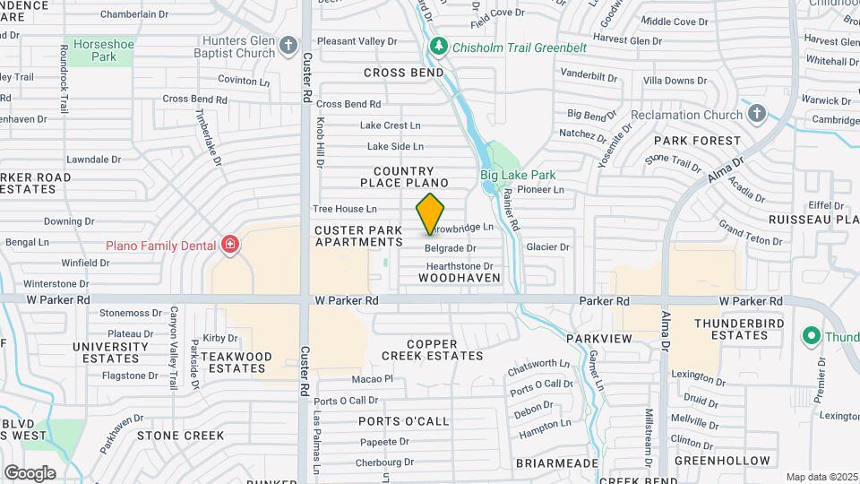 1701 Belgrade Dr Map and Location Details