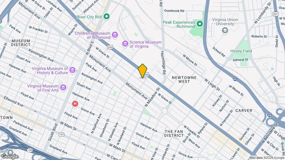 2204 W Grace St Map and Location Details