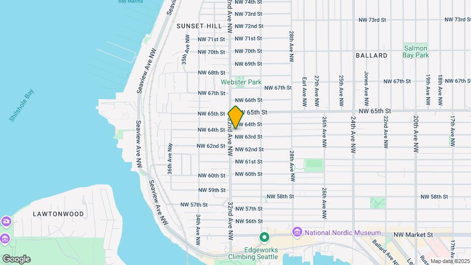 6300 32nd Ave NW Map and Location Details