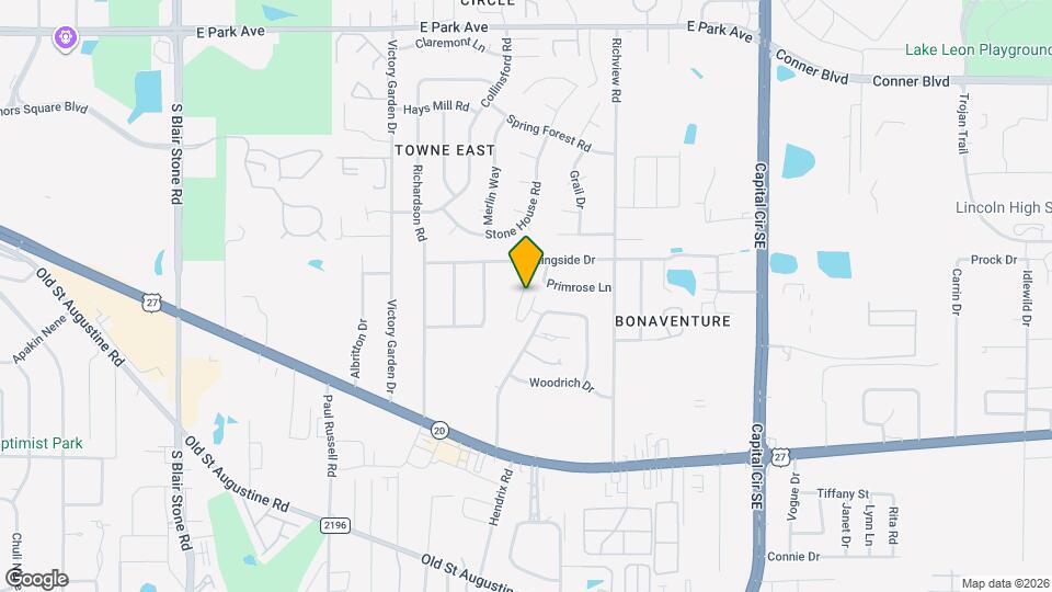 1208 Cross Creek Way Map and Location Details