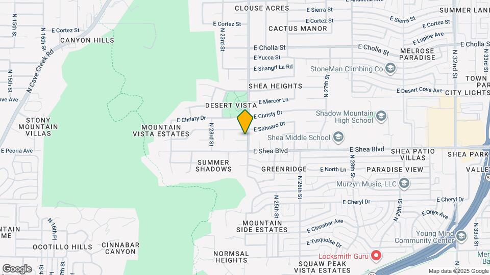 2366 E Becker Ln Map and Location Details