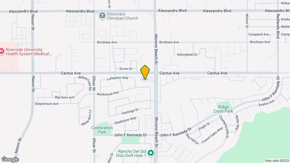 27891 Cactus Ave Map and Location Details