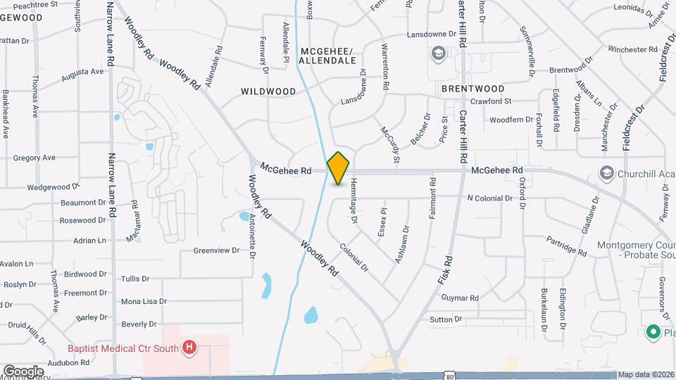 2716 Colonial Dr Map and Location Details