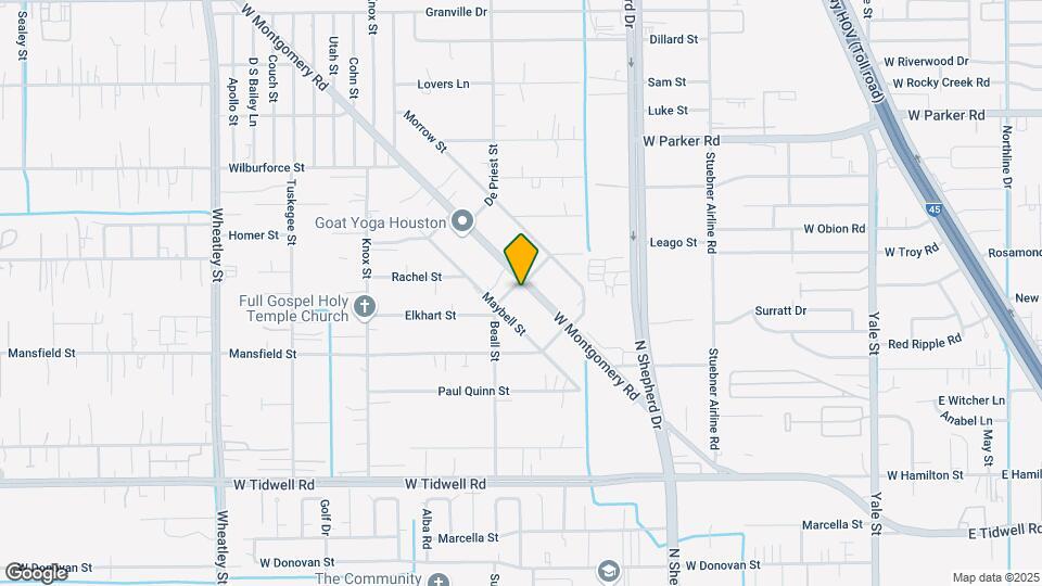 6141 W Montgomery Rd Map and Location Details