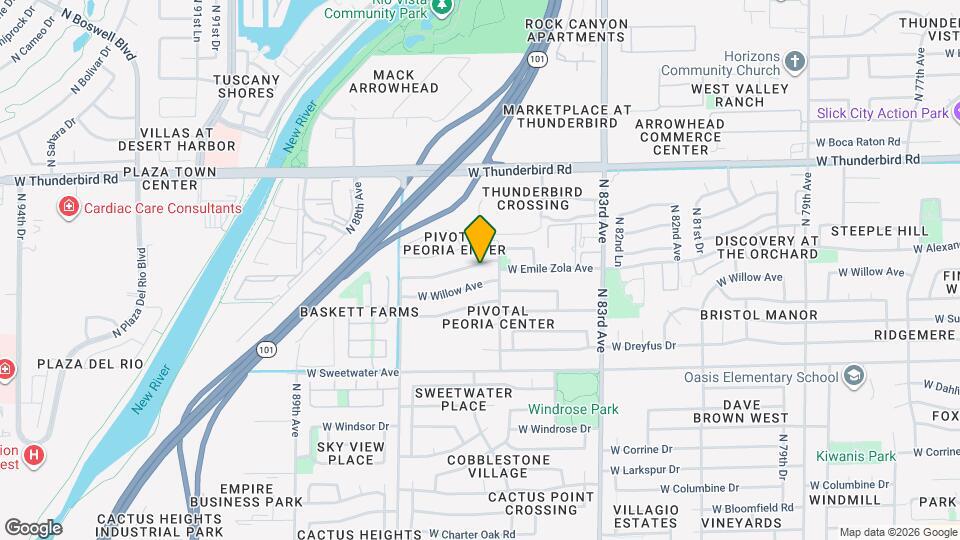 8529 W Joan De Arc Ave Map and Location Details