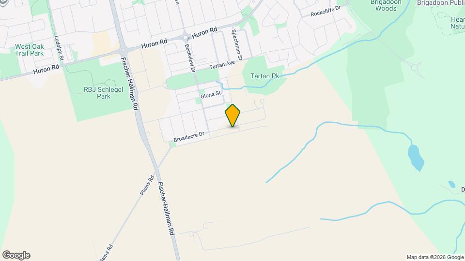 214 Broadacre Dr Map and Location Details