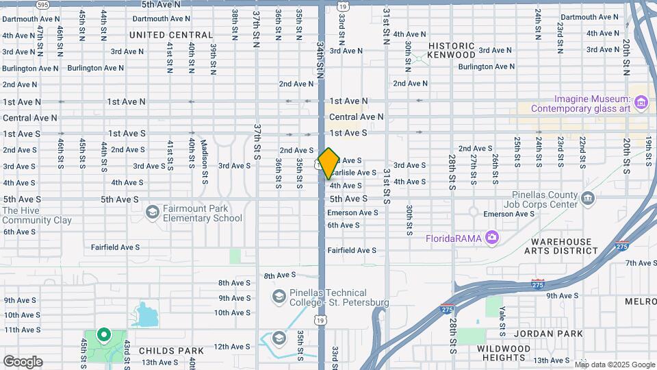 3365 4th Ave S Map and Location Details