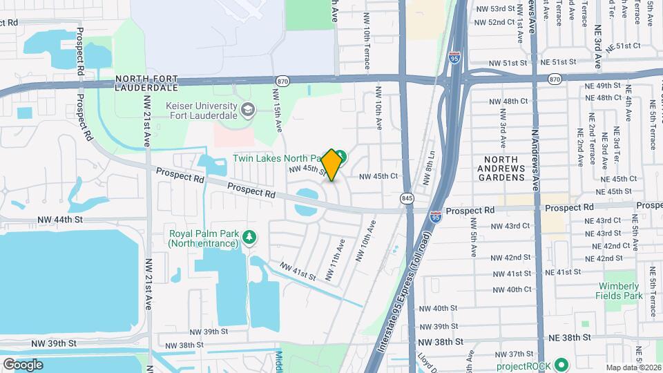 4521 NW 12th Ave Mapa y Detalles de la Ubicación