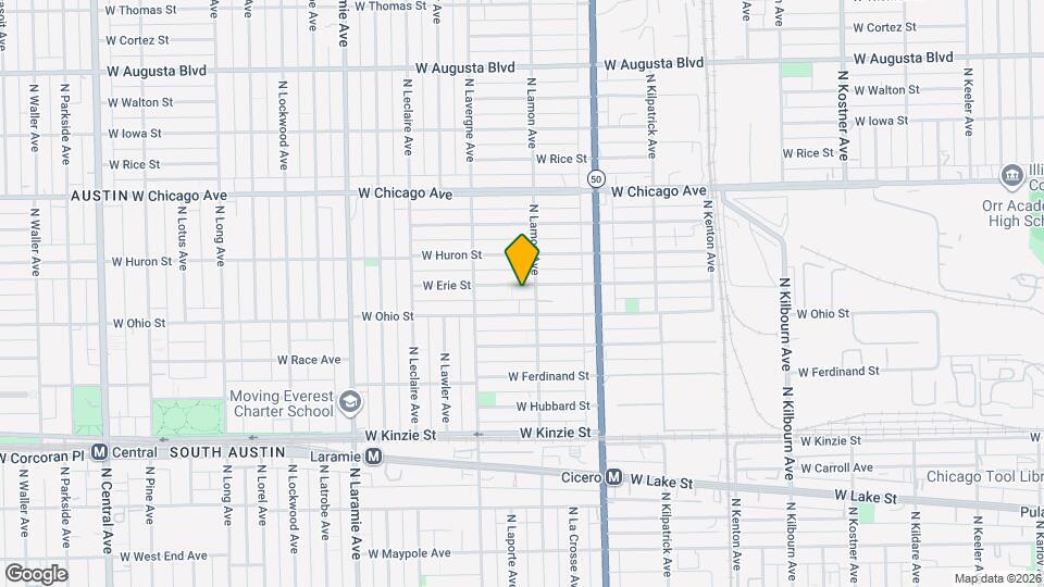 4913 W Erie St, Unit #1 Map and Location Details