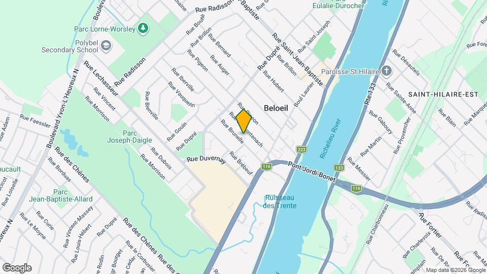 273-275 Brunelle Rue Map and Location Details