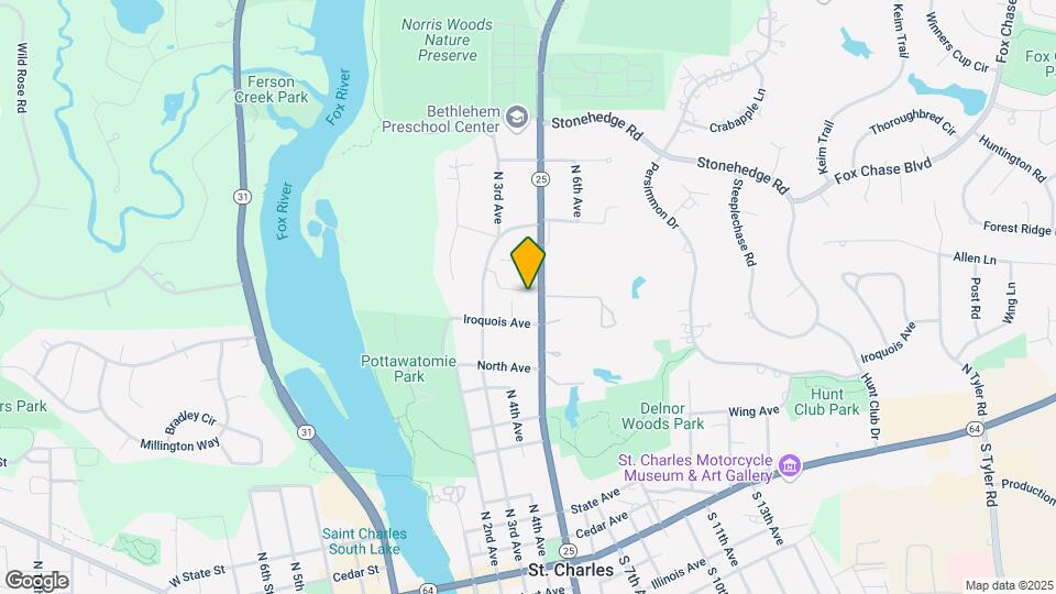 415 Delnor Glen Dr Map and Location Details