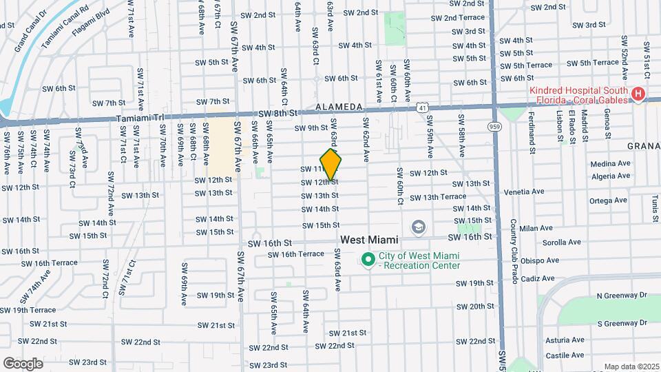 6306 SW 12th St Map and Location Details