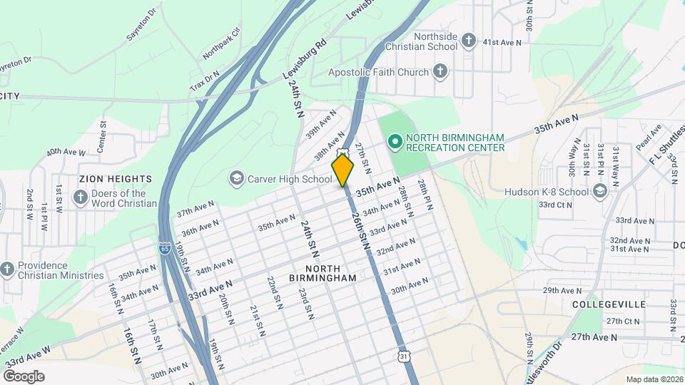 2524 35th Ave N Map and Location Details