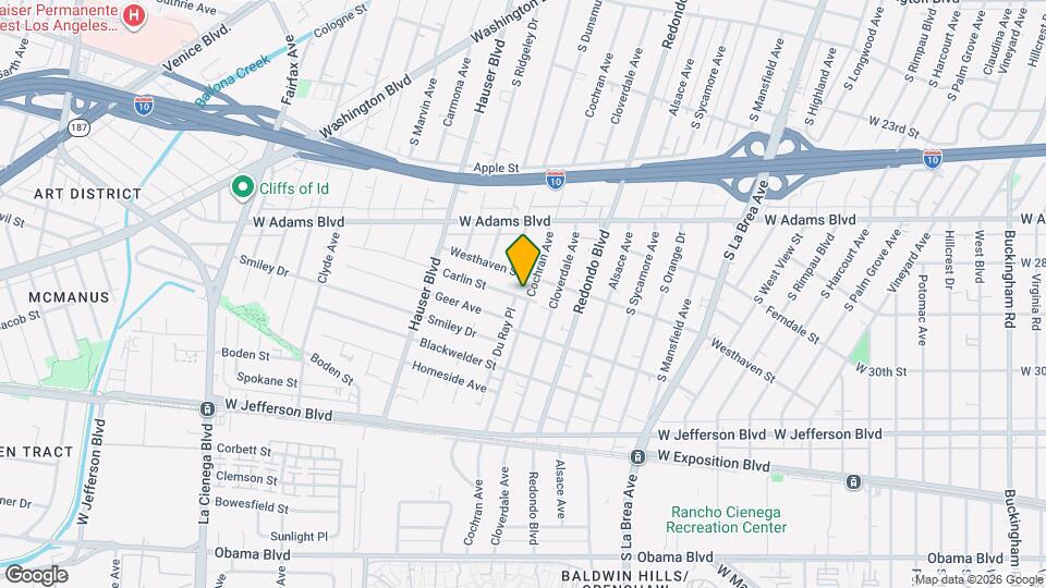 5305 Carlin St Map and Location Details