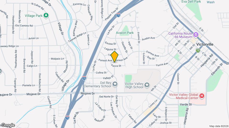 16276 Yucca Ave Map and Location Details