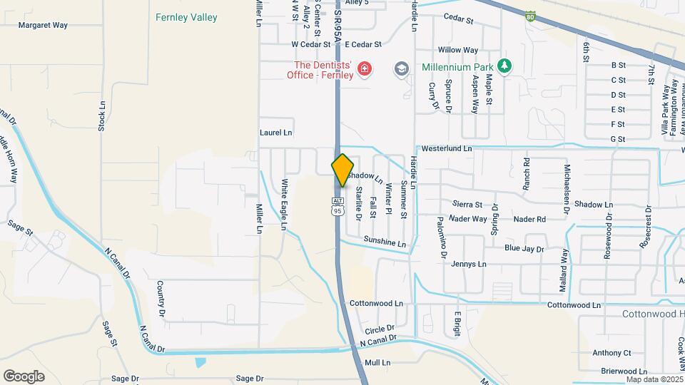 660 Sunny Ln Map and Location Details