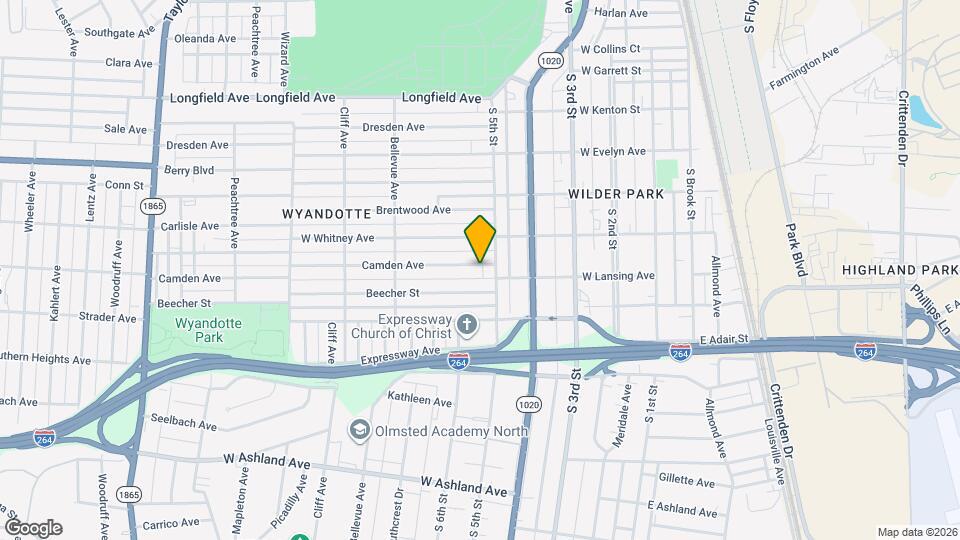 512 Camden Ave Map and Location Details