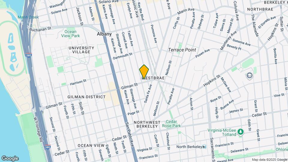 1231 Gilman St, Unit 1231 Map and Location Details