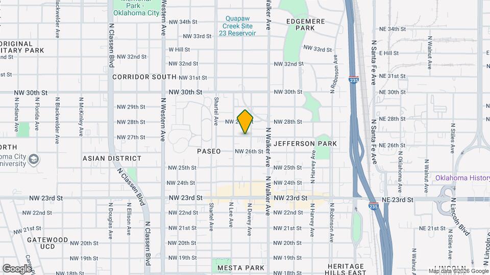 620 NW 27th St Map and Location Details