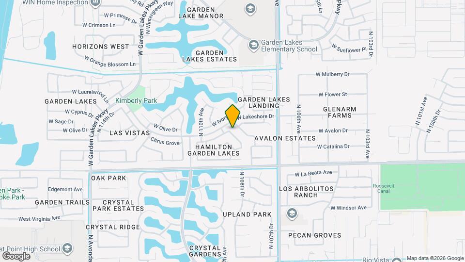 3103 N Meadow Ln Map and Location Details