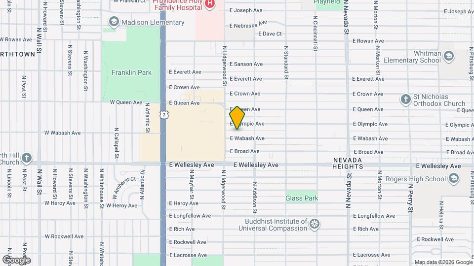 323 E Wabash Ave Map and Location Details