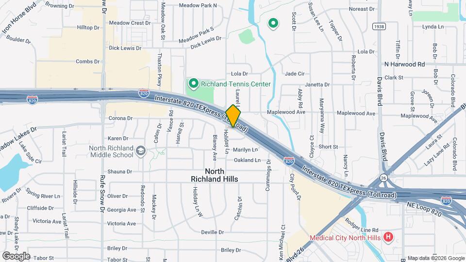 7204 NE Loop 820 Map and Location Details