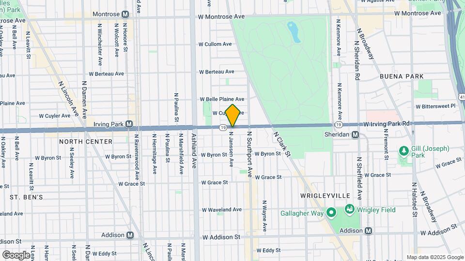 3945-59 N. Janssen Ave. Mapa y Detalles de la Ubicación