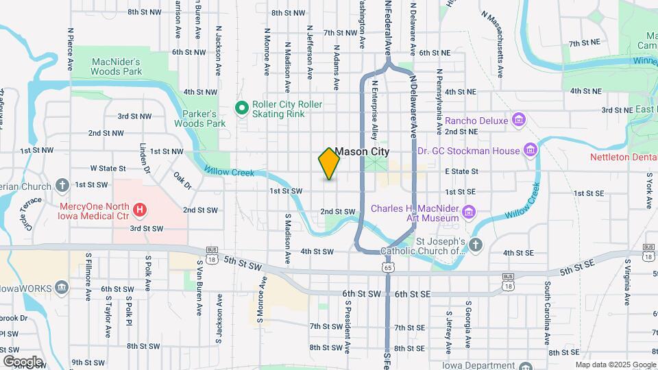 18 S Adams Ave Mapa y Detalles de la Ubicación