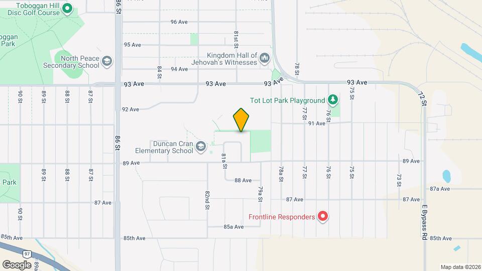 8108-8190 90 Ave Map and Location Details