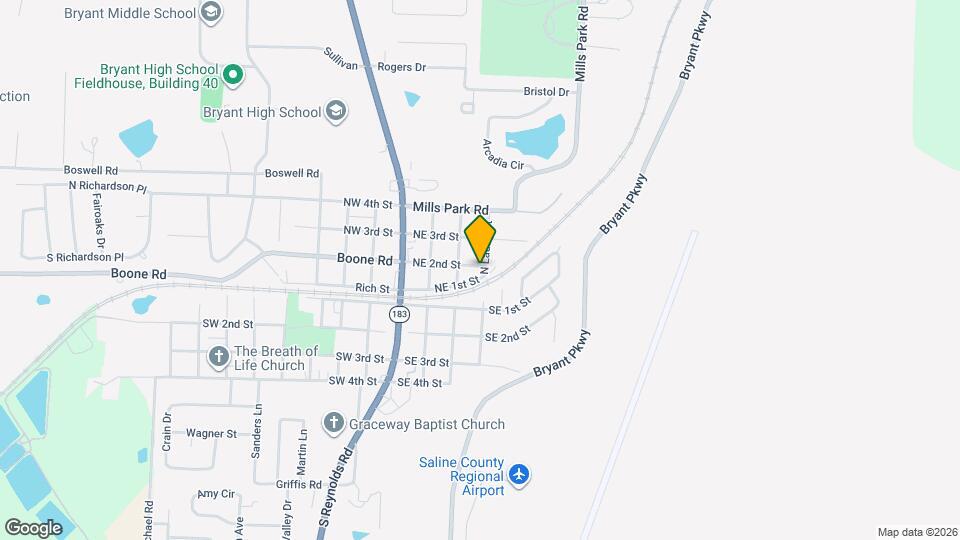 308 NE 2nd St Map and Location Details