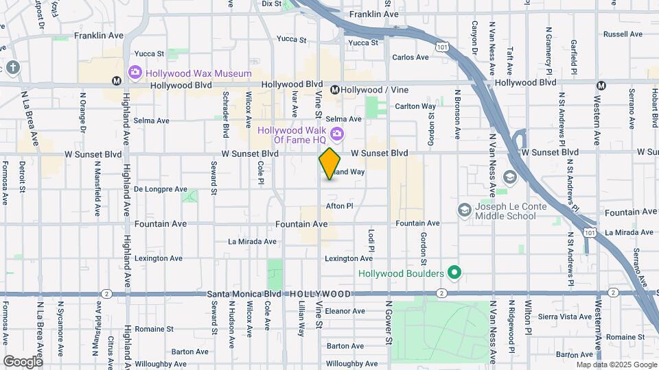 6259 De Longpre Ave Map and Location Details