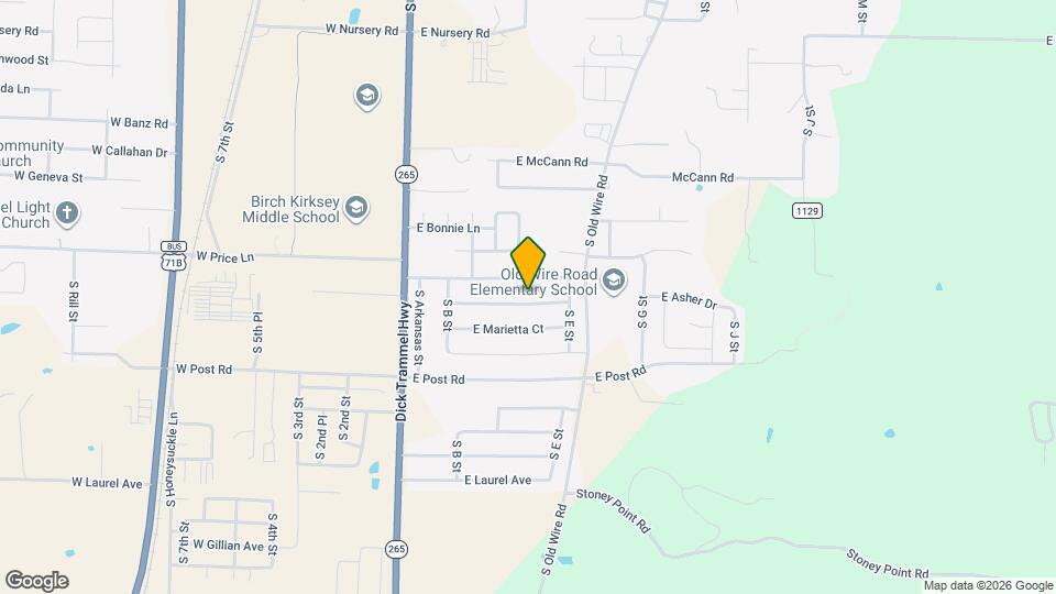 407 E Asher Ct Map and Location Details