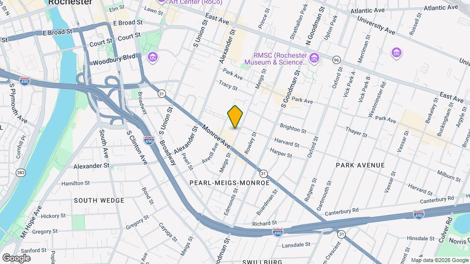 315 Meigs St, Unit #1 Map and Location Details